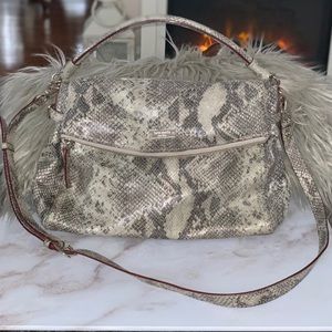 Kate Spade Minka snake embossed hobo handbag